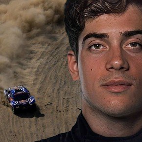 Franco Colapinto está atento al Dakar y le hizo un guiño a "Iron Man", campeón y amigo suyo