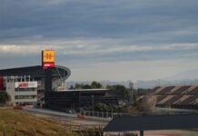 Fórmula 1 en Barcelona: Ferrari debutó bajo la lluvia y un accidente frenó el segundo día de pruebas