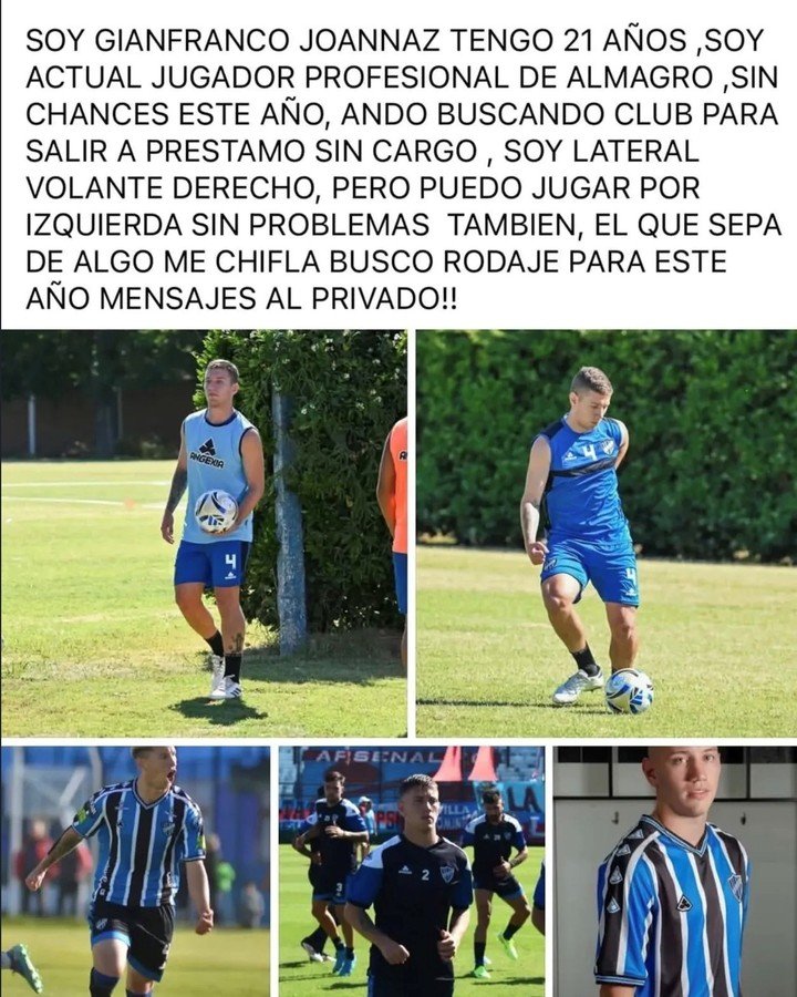 El descargo de Gianfranco Jonnaz vía Facebook.