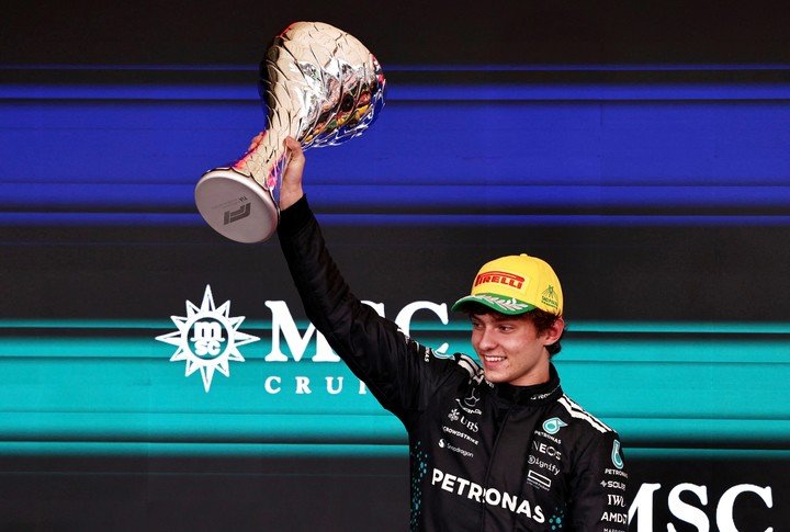 Kimi Antonelli ya llegó al podio de la Fórmula 1.