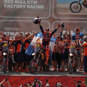 Dakar 2026: Luciano Benavides campeón en motos por solo dos segundos
