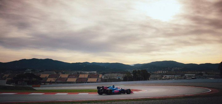 Alpine en Barcelona.