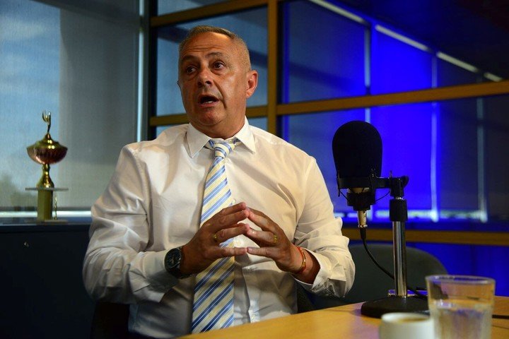 Manuel Pérez, presidente de Racing de Córdoba, reconoció el interés por Ricky (Foto: La Voz)