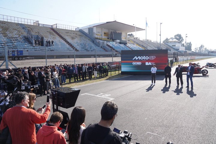 Así se presentaba la fecha del MotoGP en Buenos Aires. (Guillermo Rodriguez Adami)
