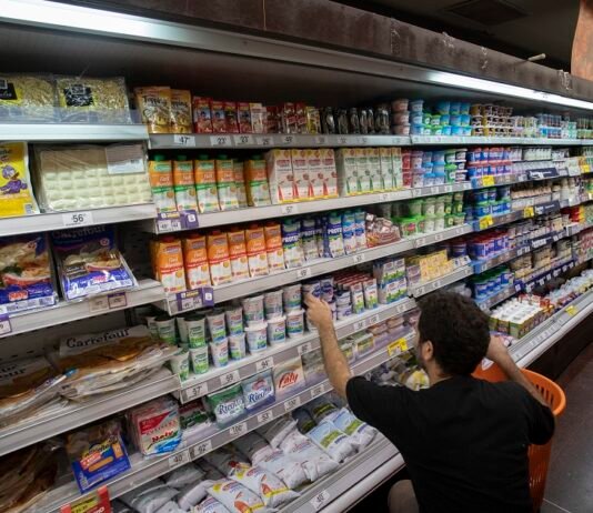 La inflación de alimentos se disparó un 2,5% a principios de febrero, el alza semanal más alto desde 2024