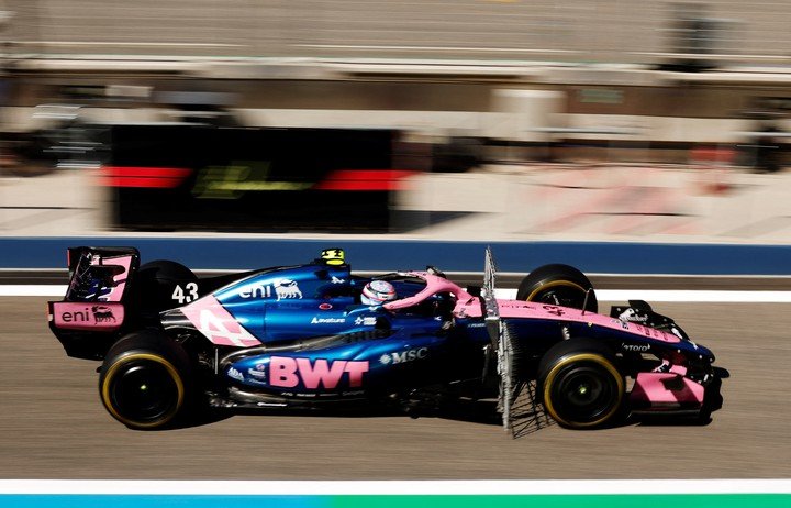 El argentino en su Alpine (Reuters).