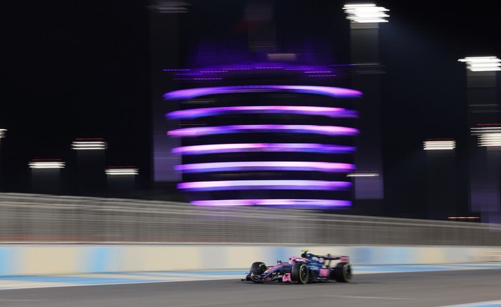 El A526 de Franco Colapinto en acción. EFE.