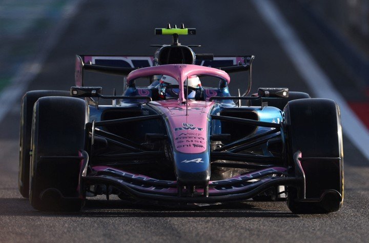 Franco Colapinto en la segunda semana de los test de pretemporada. REUTERS.