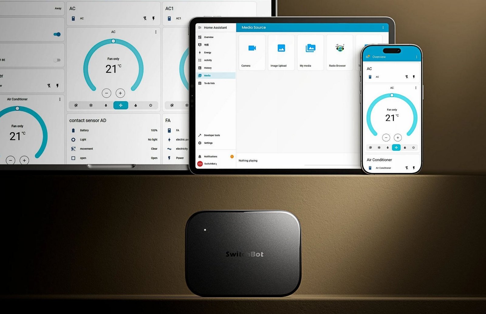 Integración de SwitchBot AI Hub en Home Assistant