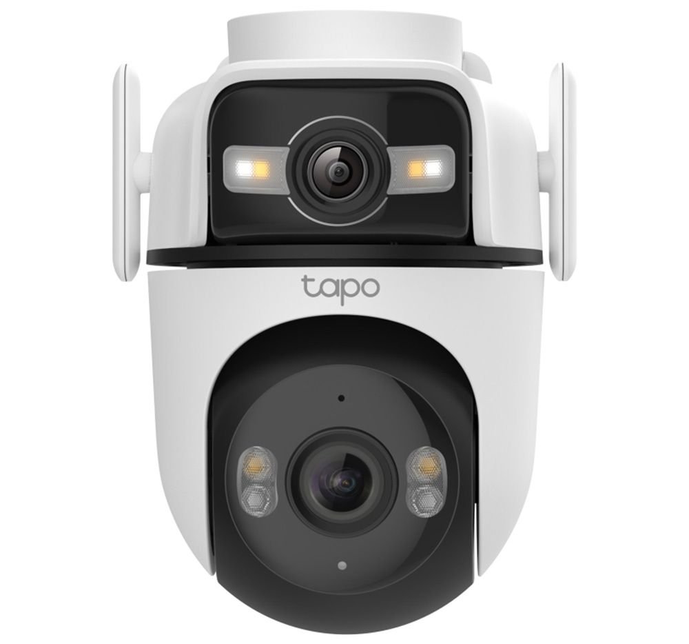 La cámara Tapo C545D dispone de doble sensor y también varios focos LED para grabar a color en la oscuridad.