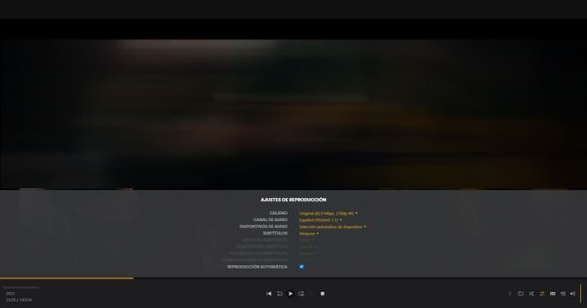 Reproducción con Plex Media Player en 4K directo sin transcodificación con el NAS QNAP TS-AI642.