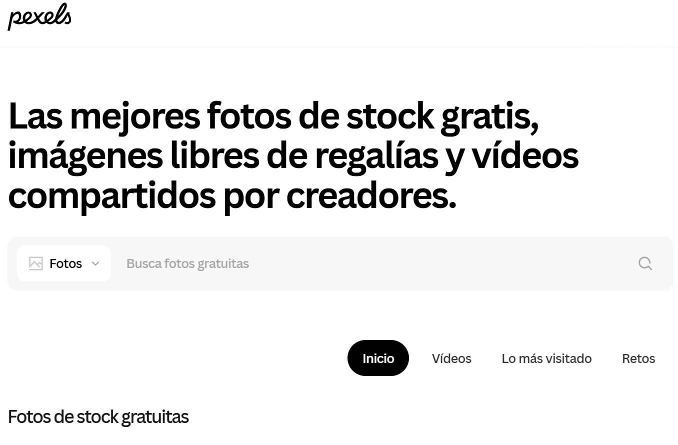 Imagen en la que aparecen fotos de stock gratuitas en Pexels