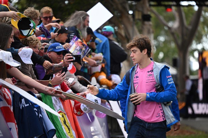 Colapinto ya pone la mente en China (EFE/EPA/JAMES ROSS). 