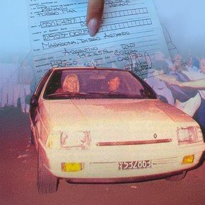 El auto que Diego Maradona compró cuando se fue del Napoli, está intacto y en manos de una piloto