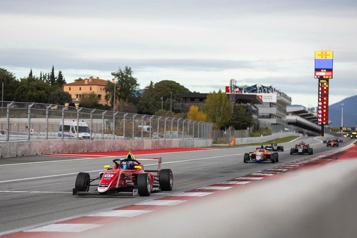 Santiago Baztarrica, en plena acción durante su paso por la F4 Española.
(@santiago_baztarrica en IG).