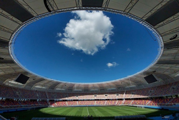 El estadio para el clásico Santiagueño.