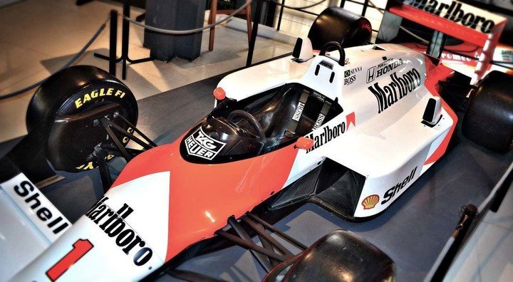El McLaren MP4/3 del Museo Fangio.