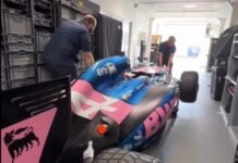 Video: el italiano fluido de Colapinto para saludar a Flavio Briatore