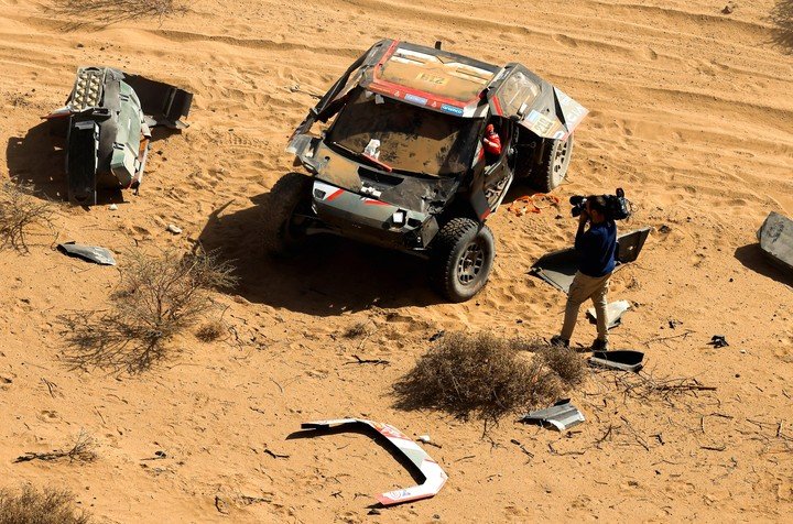 Uno de los choques de Loeb, en la penúltima edición. (REUTERS/Maxim Shemetov)