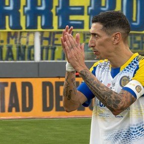 Video: Di María fue a disculparse con los hinchas de Rosario Central