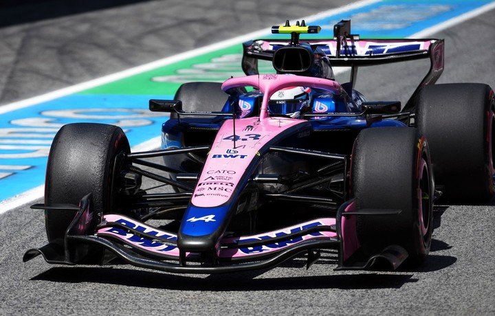 Colapinto y Gasly dejaron bien ubicado a Alpine. (REUTERS)