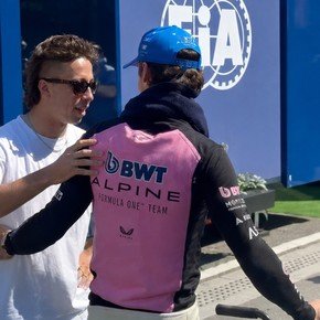 El encuentro entre Colapinto y una figura de MotoGP: "Perdí una apuesta y fui a buscarlo"