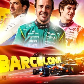 Colapinto apareció en la portada del GP de Barcelona-Cataluña y los fanáticos hablaron de una maldición: ¿de qué se trata?