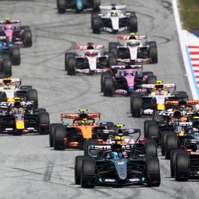 Video: la complicada largada de Colapinto en el GP de Austria que lo hizo caer al fondo