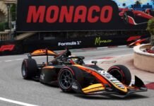 Una sanción complicó a Nicolás Varrone en el GP de Mónaco de Fórmula 2