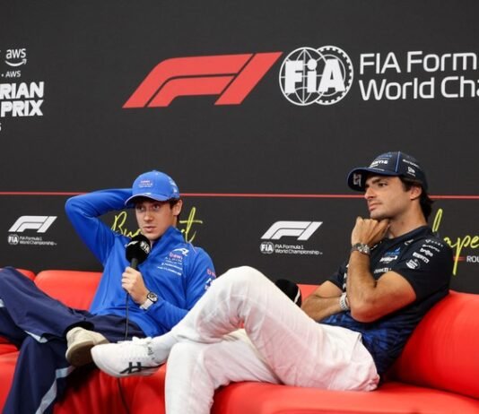 Colapinto, con Sainz y Alonso: qué dijeron de Argentina-España