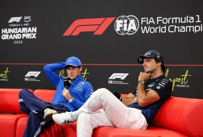 Colapinto, con Sainz y Alonso: qué dijeron de Argentina-España