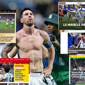 Así reaccionó el mundo a la épica de la Selección: "El milagro argentino" y "remontada polémica"