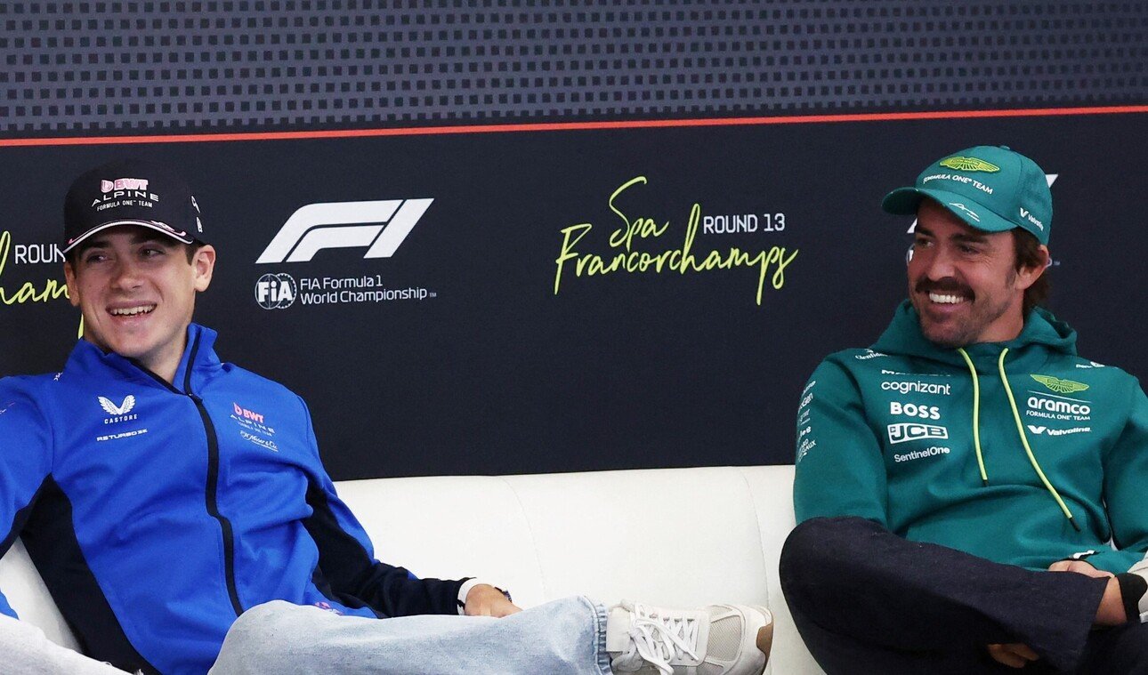Franco Colapinto y Fernando Alonso hablarán en la rueda de prensa previa al GP de Hungría, este jueves desde las 9.
(REUTERS).