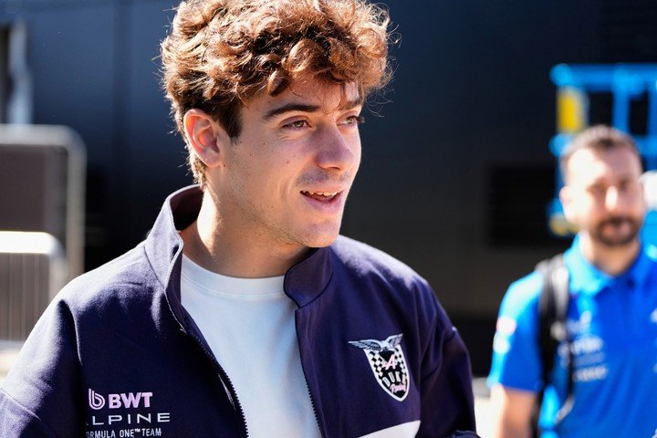 Franco Colapinto ya está en el paddock de Silverstone.
(AP).