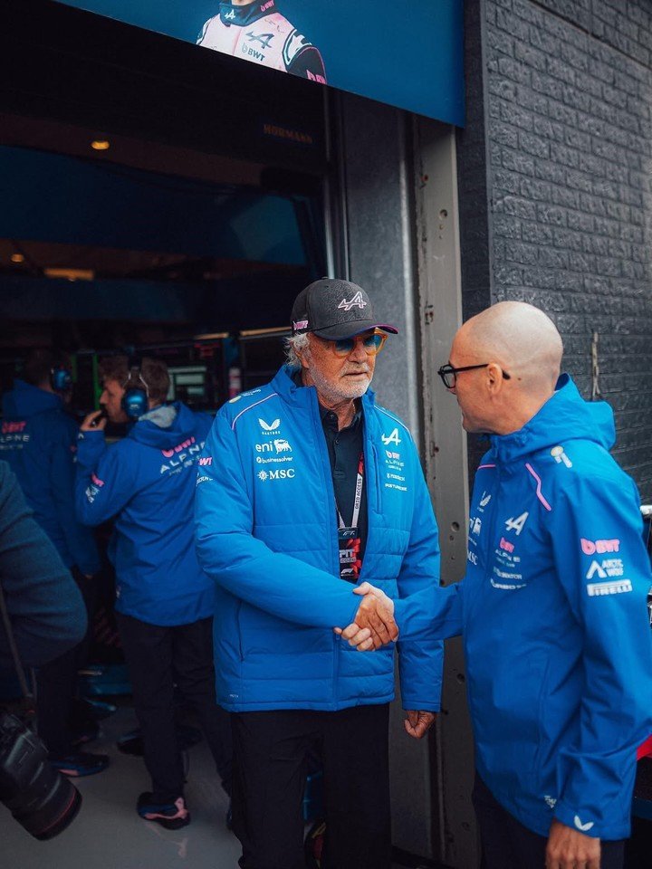 Briatore en el GP de Países Bajos. (@briatoreflavio)