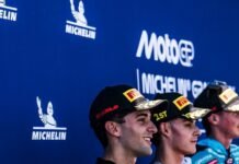Moto3 en Aragón: Marco Morelli rozó su primera pole en el Mundial