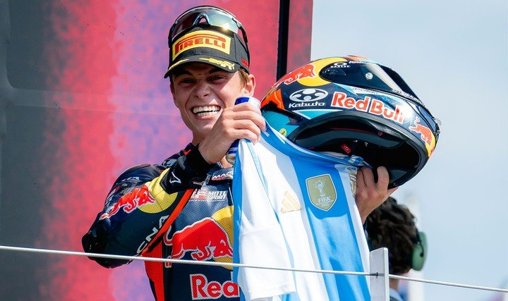 Valentín Perrone buscará repetir su podio logrado en Inglaterra. (Prensa Tech3)