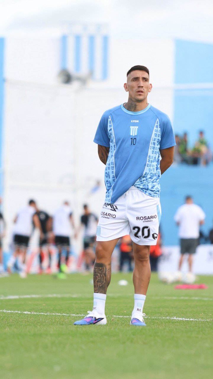 Centurió, en su paso por la Academia. (Foto: Prensa Racing de Córdoba).
