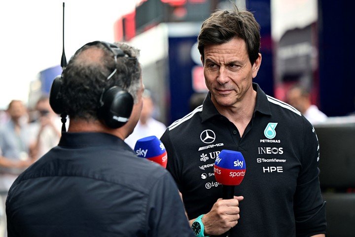 Toto Wolff se lo conformó a Sky (Reuters).