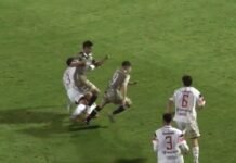 Video: el patadón de Leyendeker, el futbolista que había lesionado al Changuito Zeballos en 2022