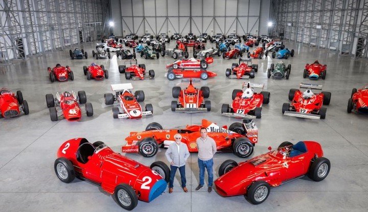 La lujosa colección de autos de Fórmula 1 que puso a la venta Ecclestone en 2024. (@JoePompliano)