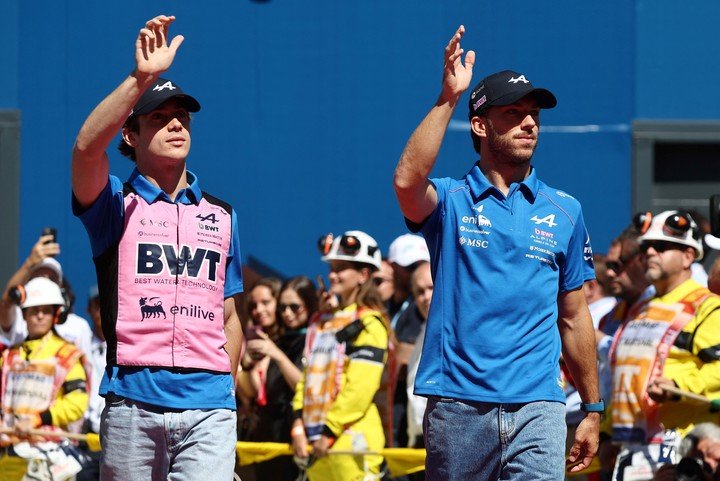 Colapinto y Gasly.