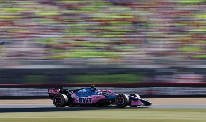 Colapinto metió un carrerón en Silverstone 2026. (Reuters)