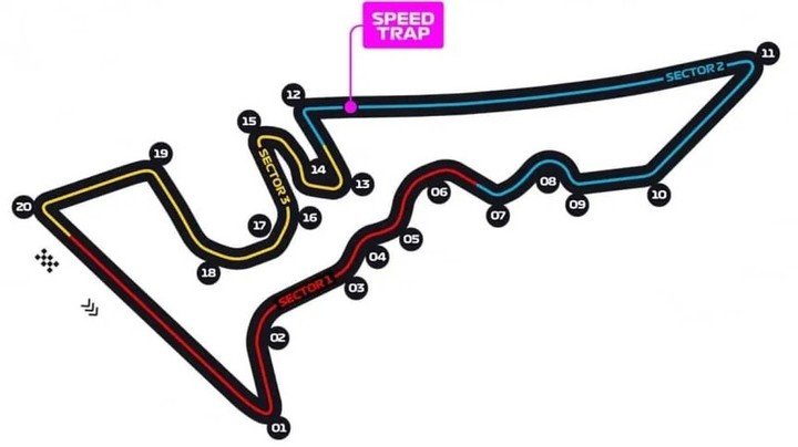 El Circuito de las Américas tiene una extensión de 5,513 kilómetros, 20 curvas y una carrera pactada a 56 vueltas.