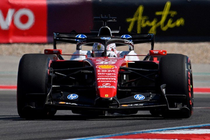 Charles Leclerc lideró las dos tandas de ensayos este viernes en Austin.
(REUTERS).