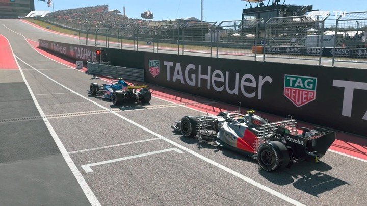 Con Franco Colapinto primero en la fila, comenzó la Práctica Libre 1 del GP de Estados Unidos.