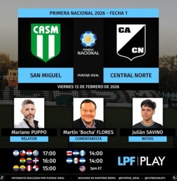 Las perlitas y los detalles que dejó la primera transmisión del Ascenso por LPF Play