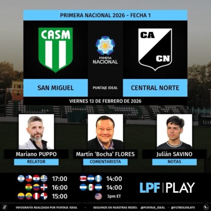 Las perlitas y los detalles que dejó la primera transmisión del Ascenso por LPF Play