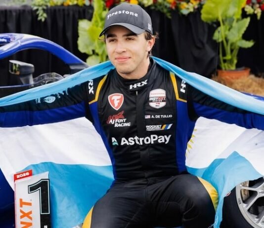 Triunfo argentino en Indy NXT: Alessandro De Tullio ganó en Barber