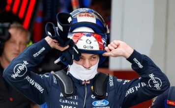 Video: el fuerte enojo de Verstappen con su auto durante la clasificación en Japón